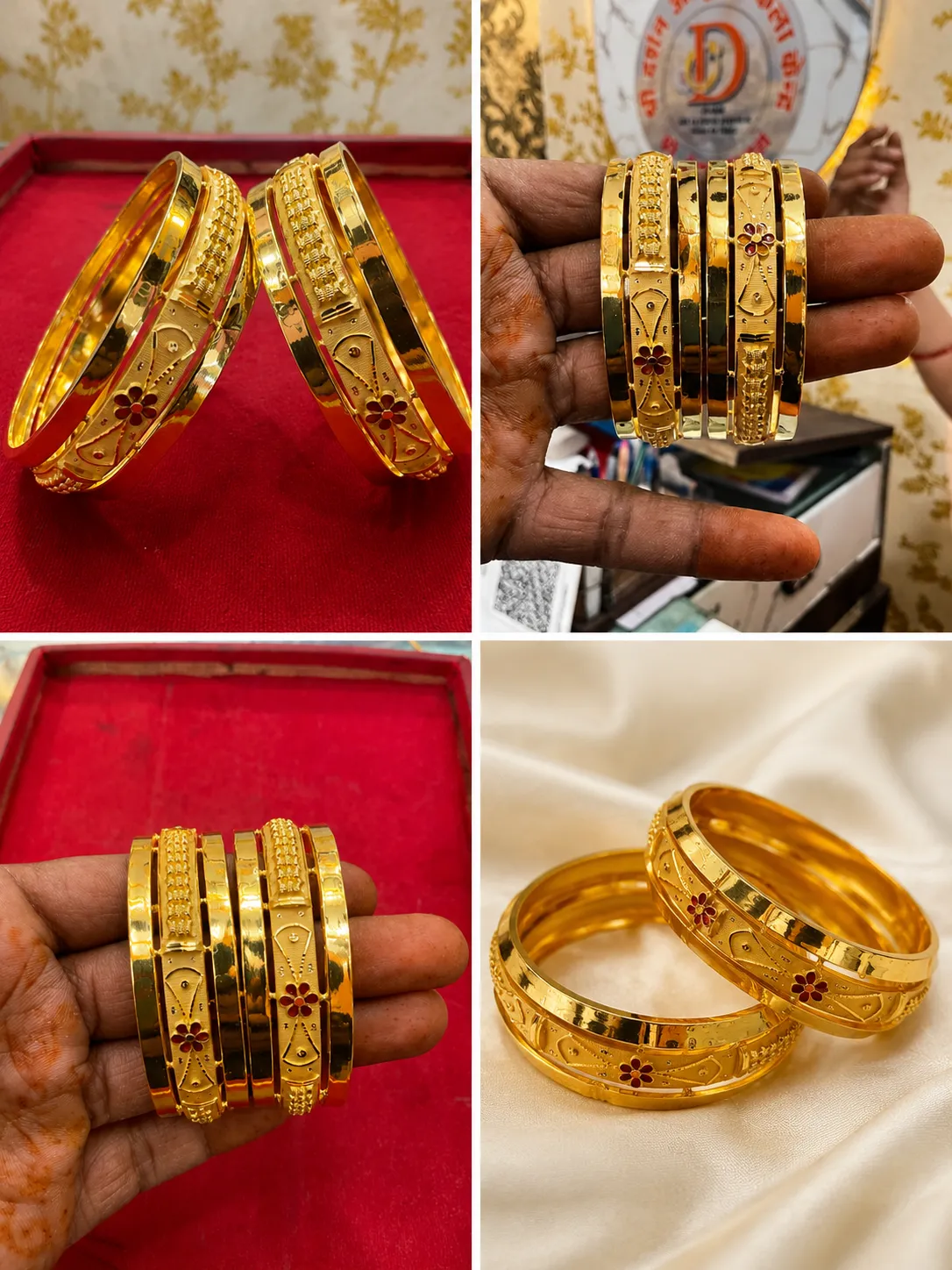 Gold bangles  - View 4
