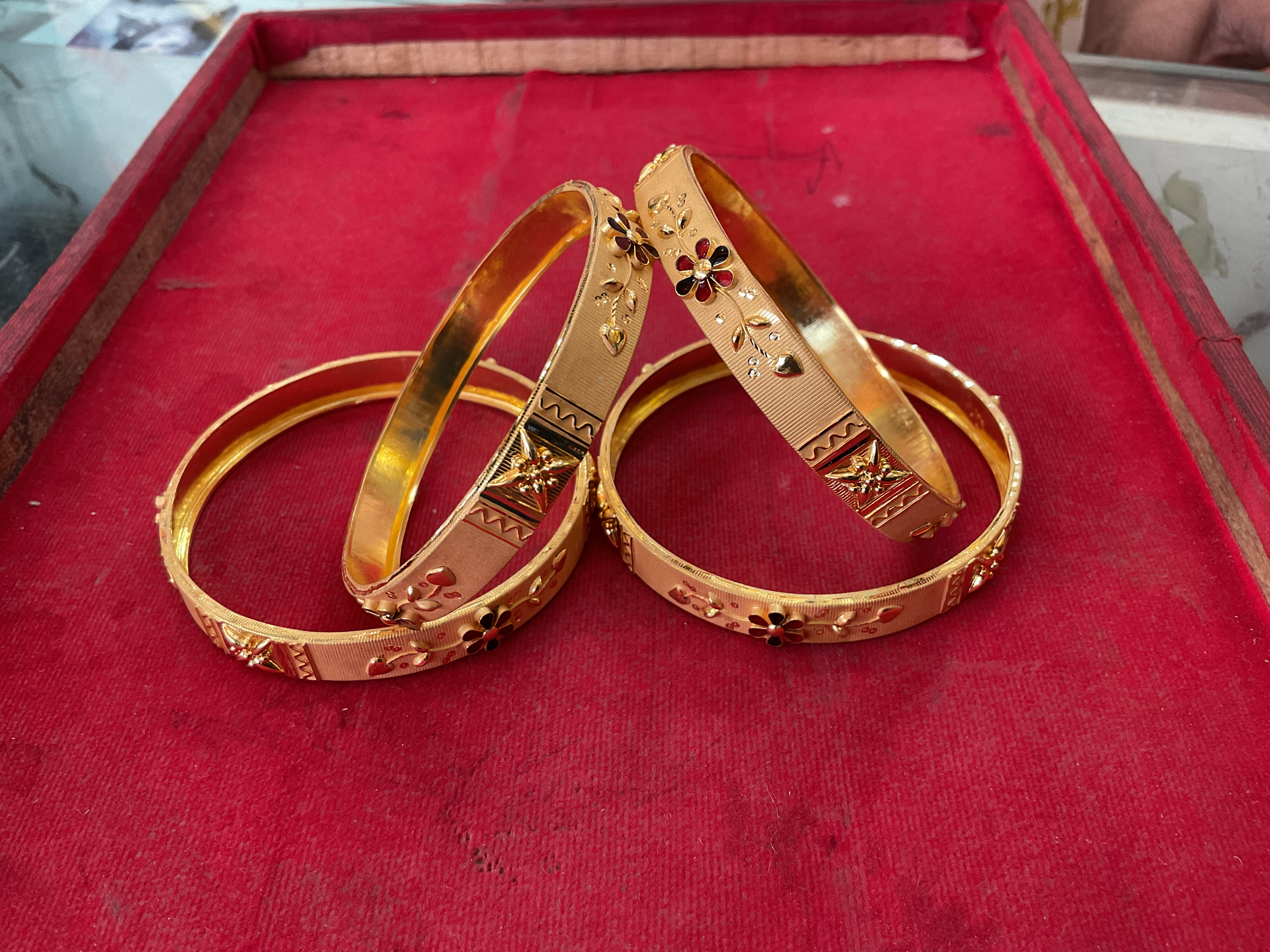 Gold bangles - View 3